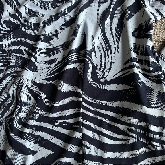 Clara Sun Woo Blue Zebra Casual Top - Picture 3 of 10